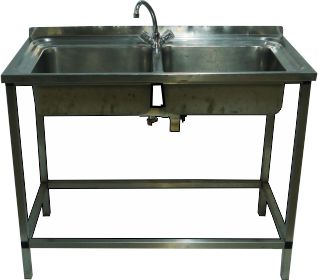 Doppelspülbecken 1100 x 650 - Spülbecken - Verleih Shop - frankl24